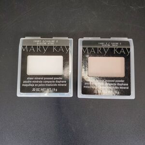 Mary Kay Sheer Mineral Pressed Powder Ivory 2 9g Lot of 2 RA14 VT05